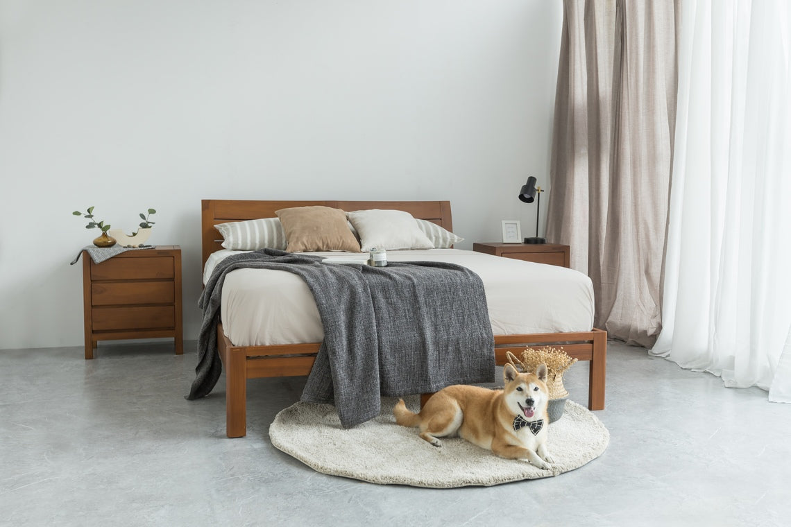 KURVA 5FT QUEEN BED FRAME