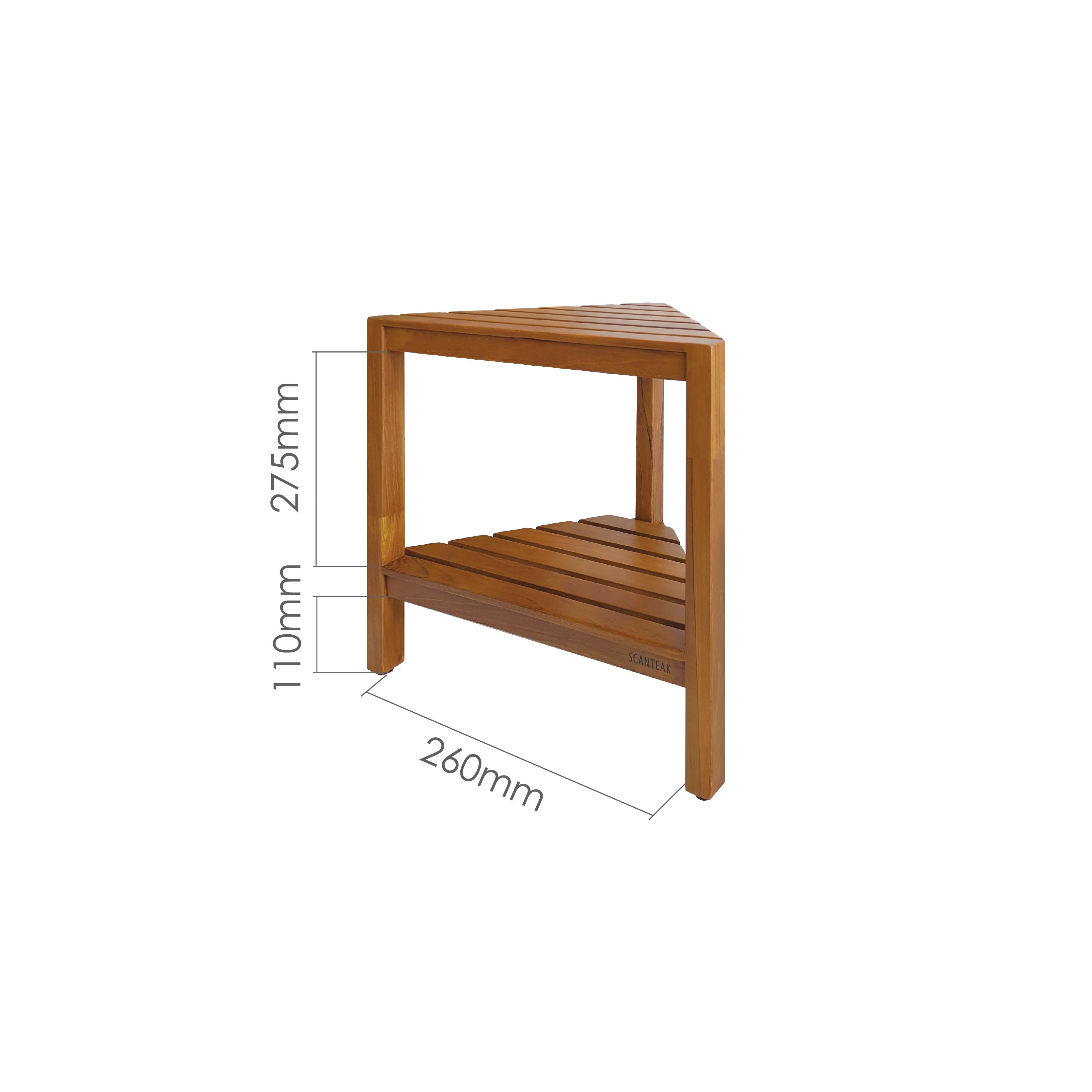 TEREA 2-TIER CORNER SHELF