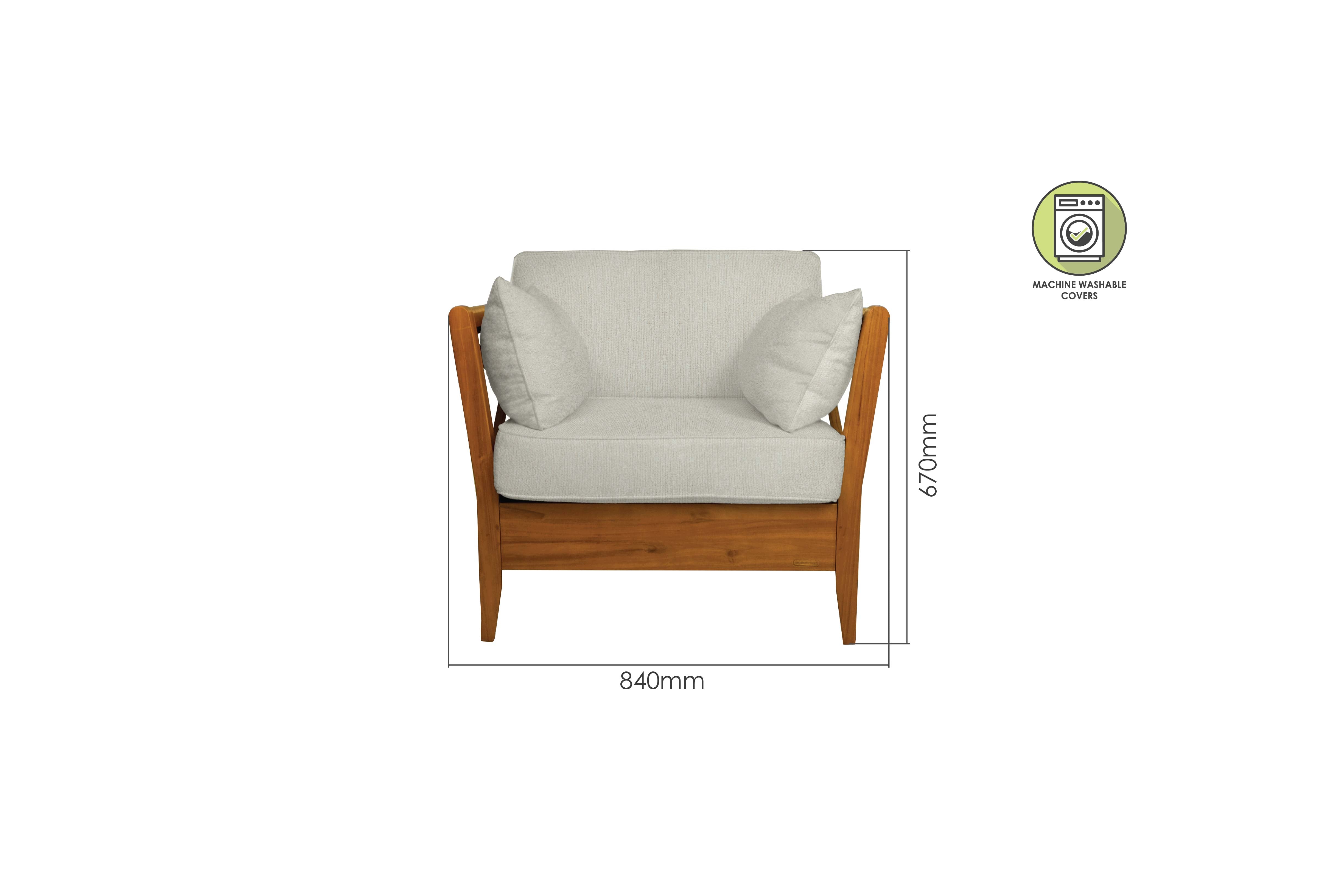 KORS SOFA 1 SEATER