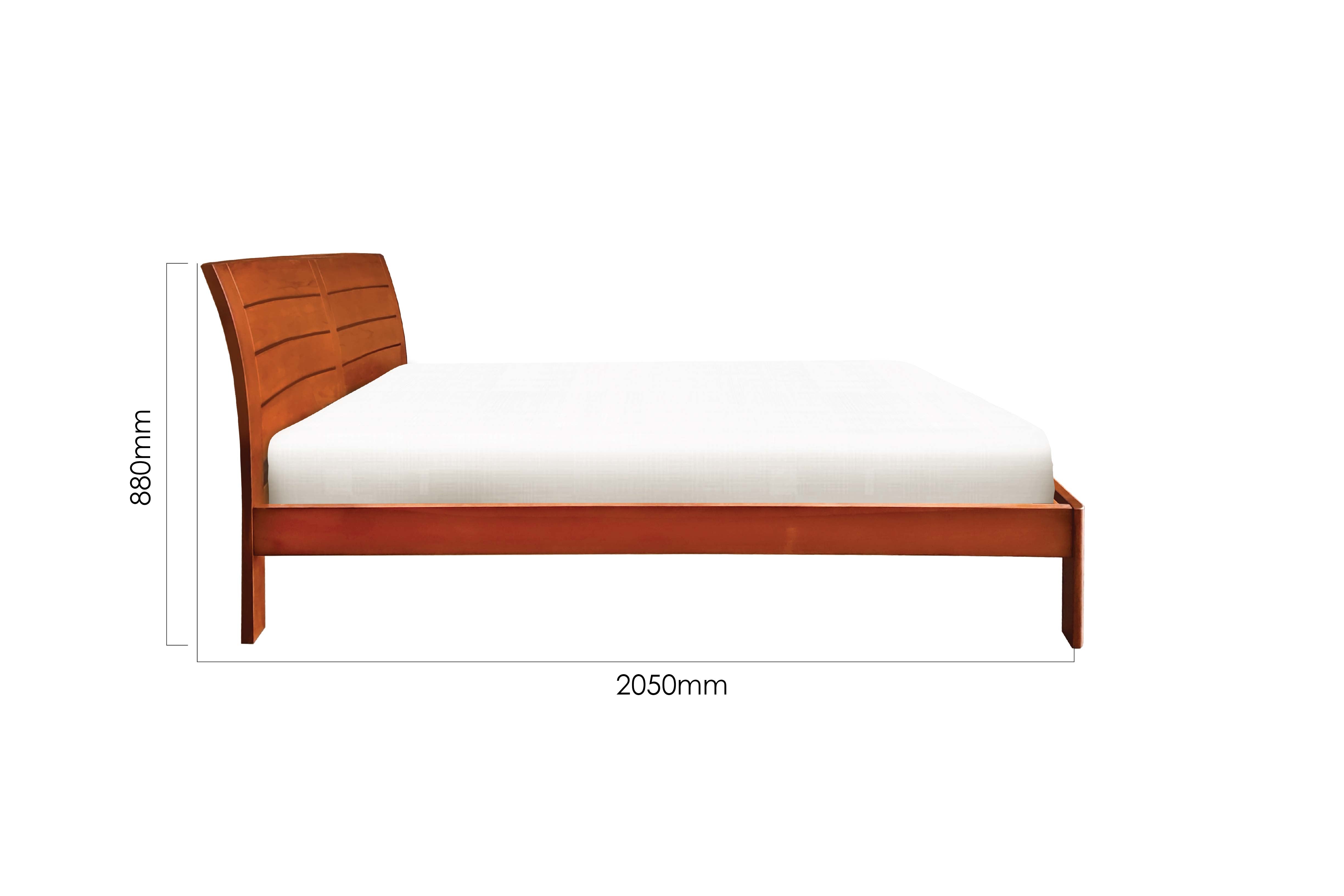 KURVA 5FT QUEEN BED FRAME