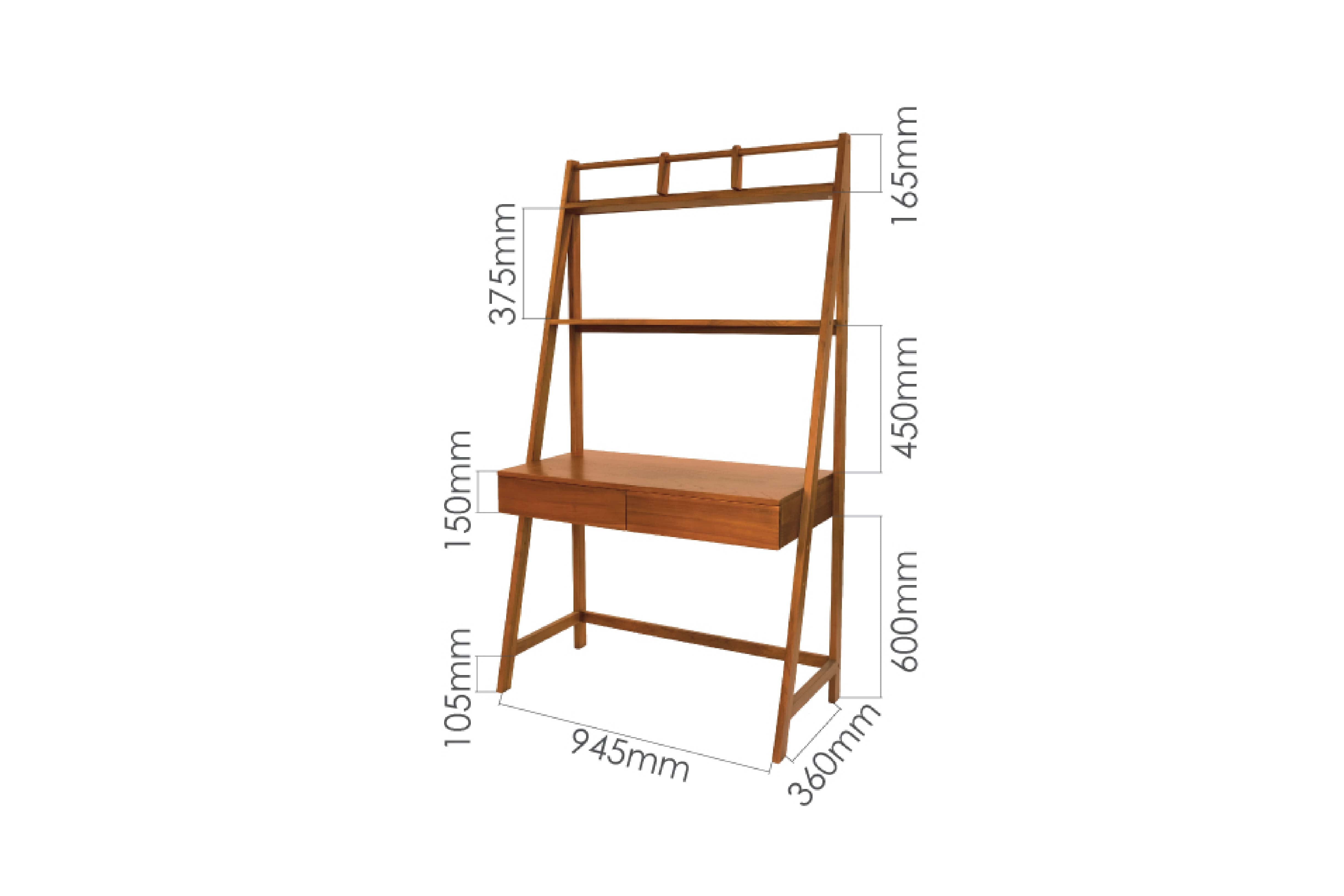 SKOTT 99CM WRITING TABLE