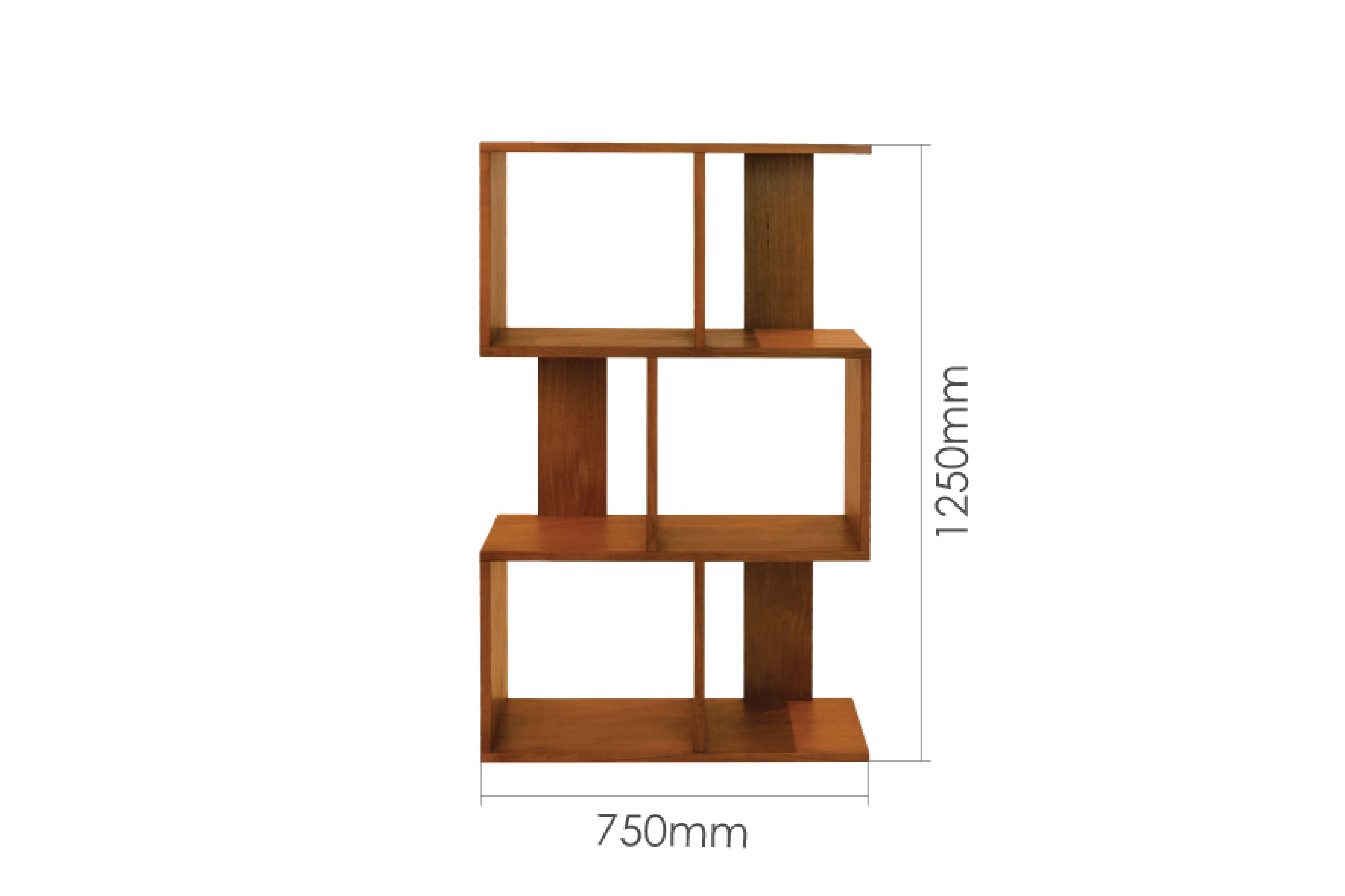 STIGA 3-TIER BOOKCASE