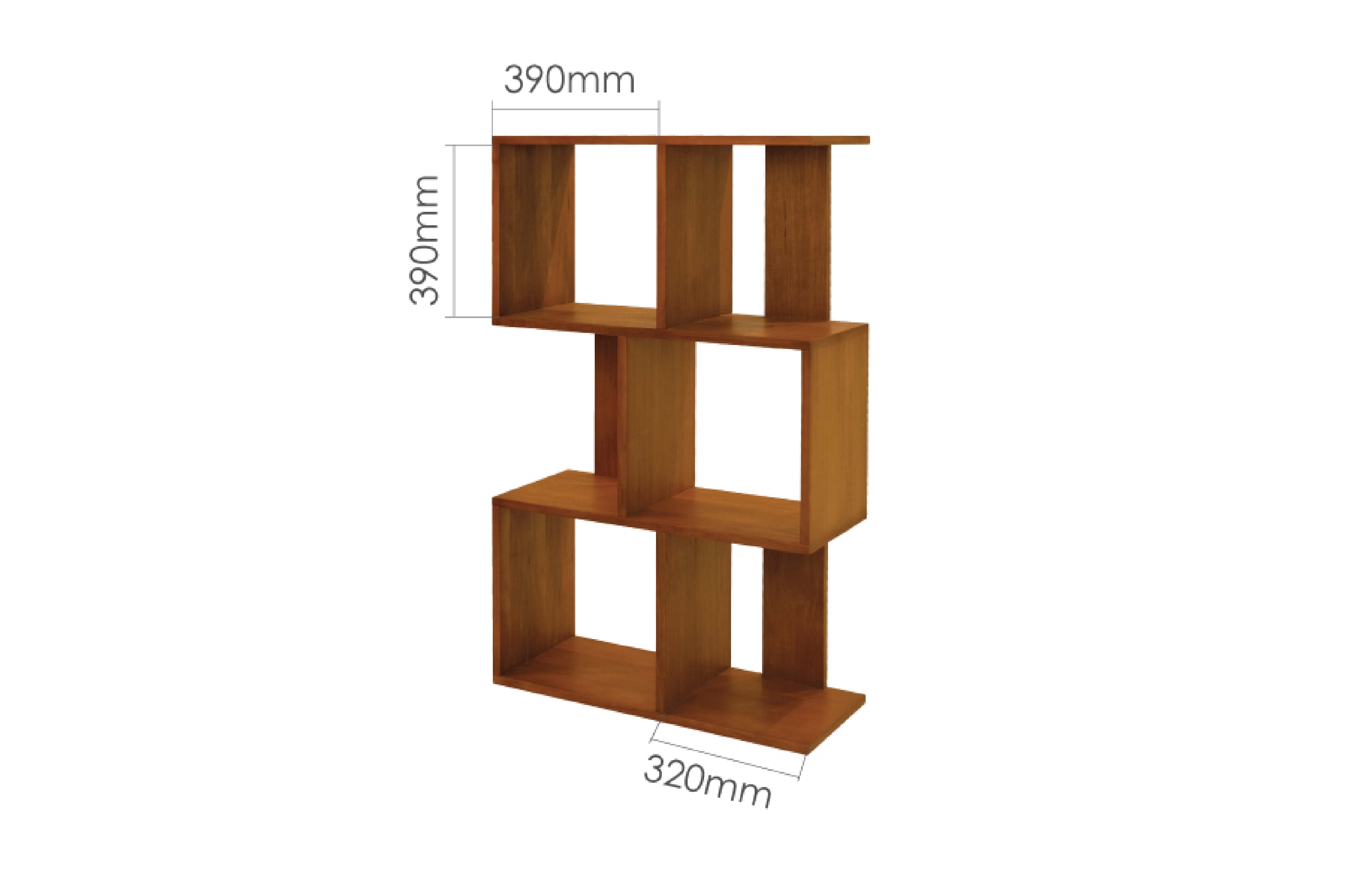 STIGA 3-TIER BOOKCASE