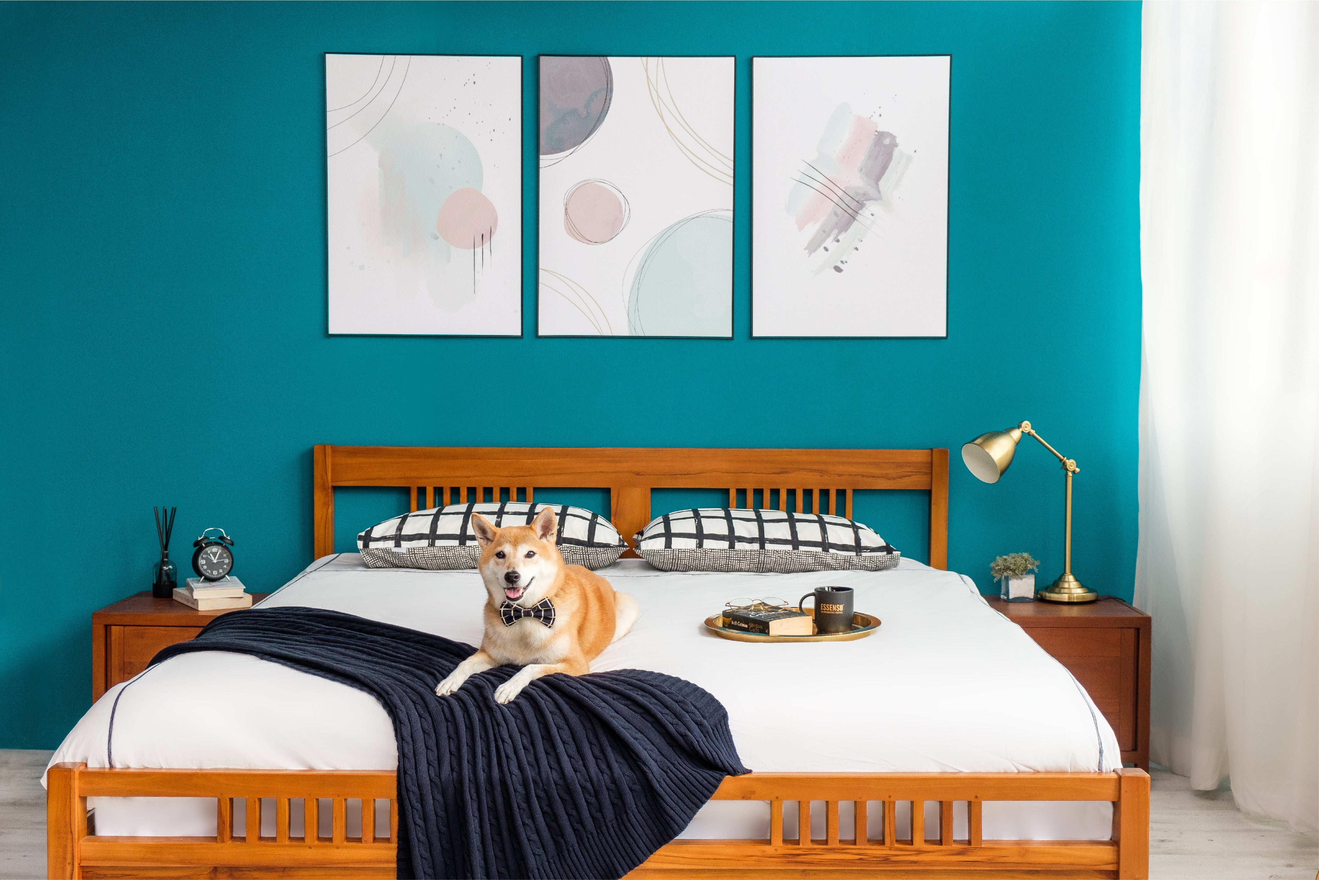 BRIS 5FT QUEEN BED FRAME