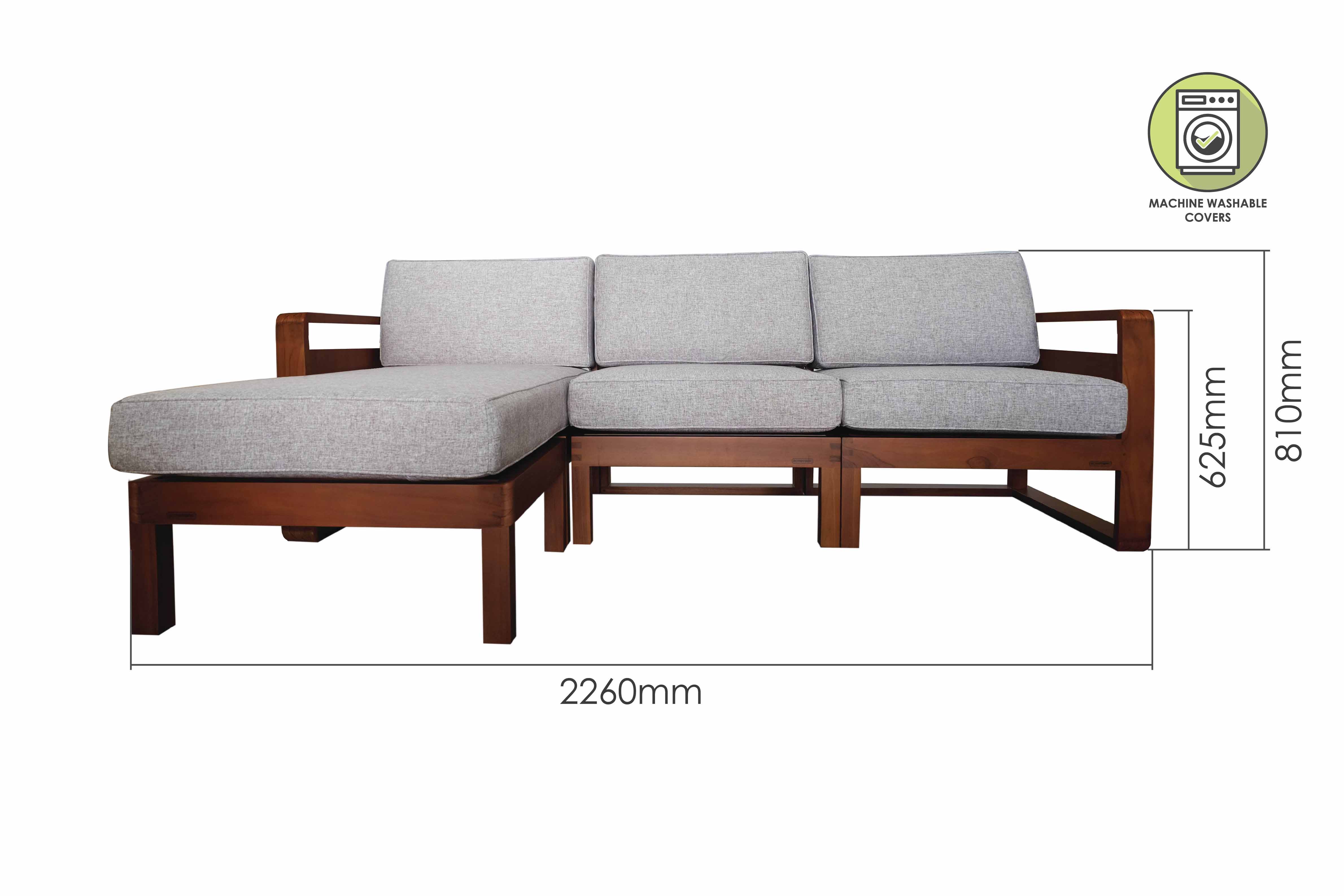 MORO L-SHAPE MODULAR SOFA