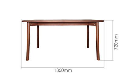 LEIKA 135CM DINING TABLE