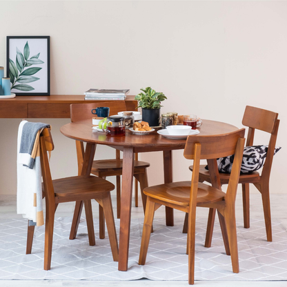 RINKI 130CM ROUND DINING TABLE