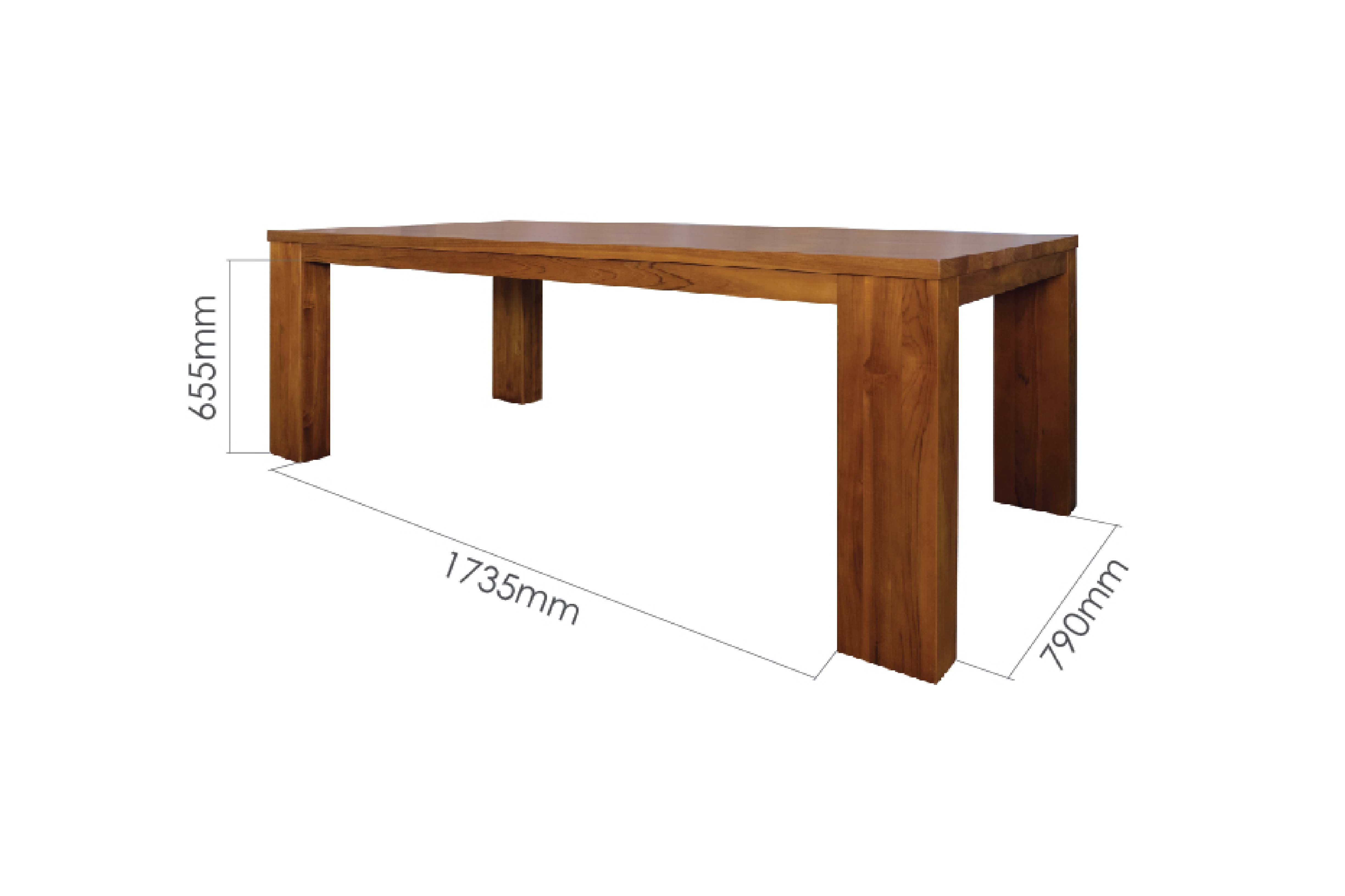 FIRA 210CM DINING TABLE