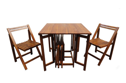 LYFT FOLDABLE DINING SET (1 TABLE + 4 CHAIRS)
