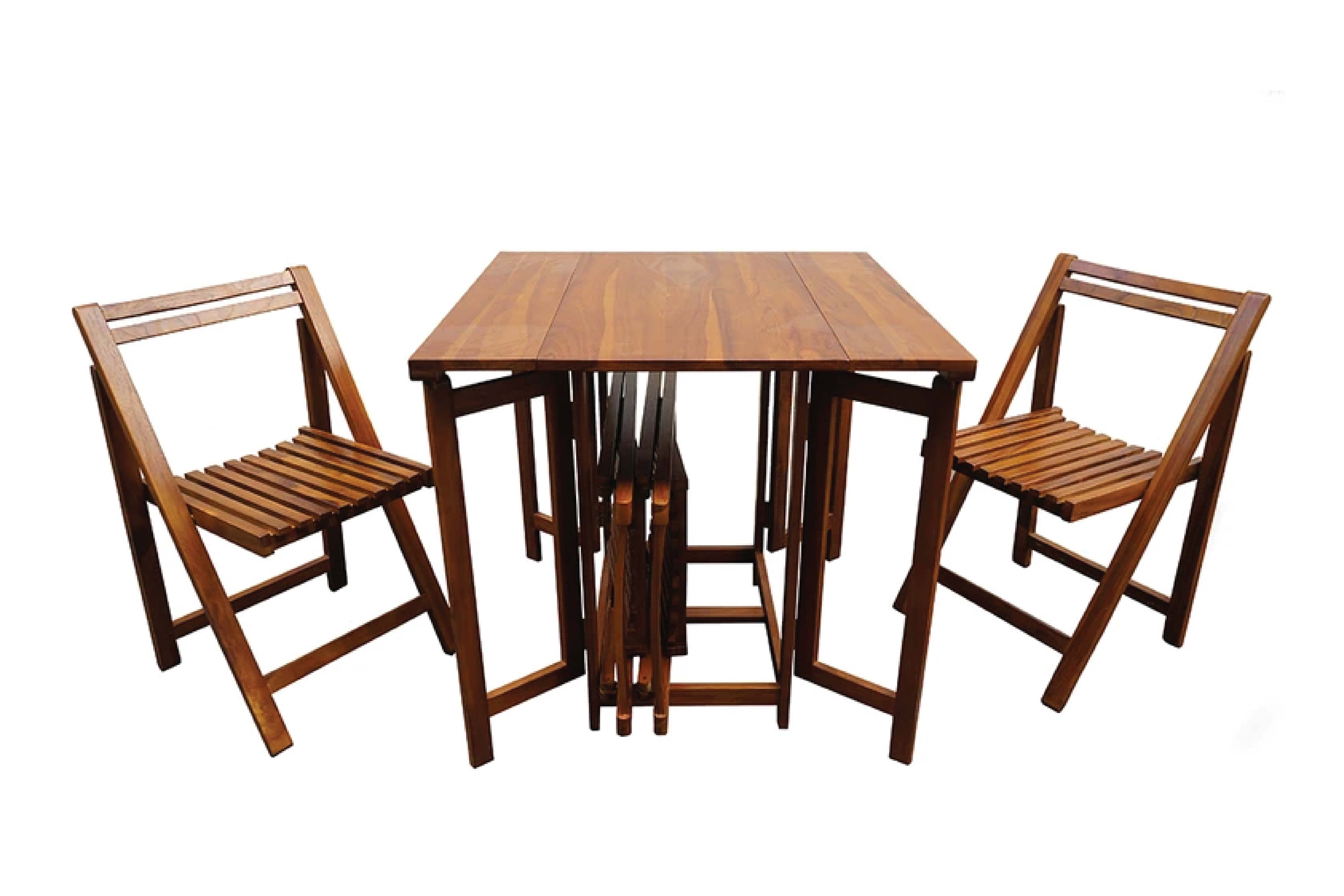 LYFT FOLDABLE DINING SET (1 TABLE + 4 CHAIRS)