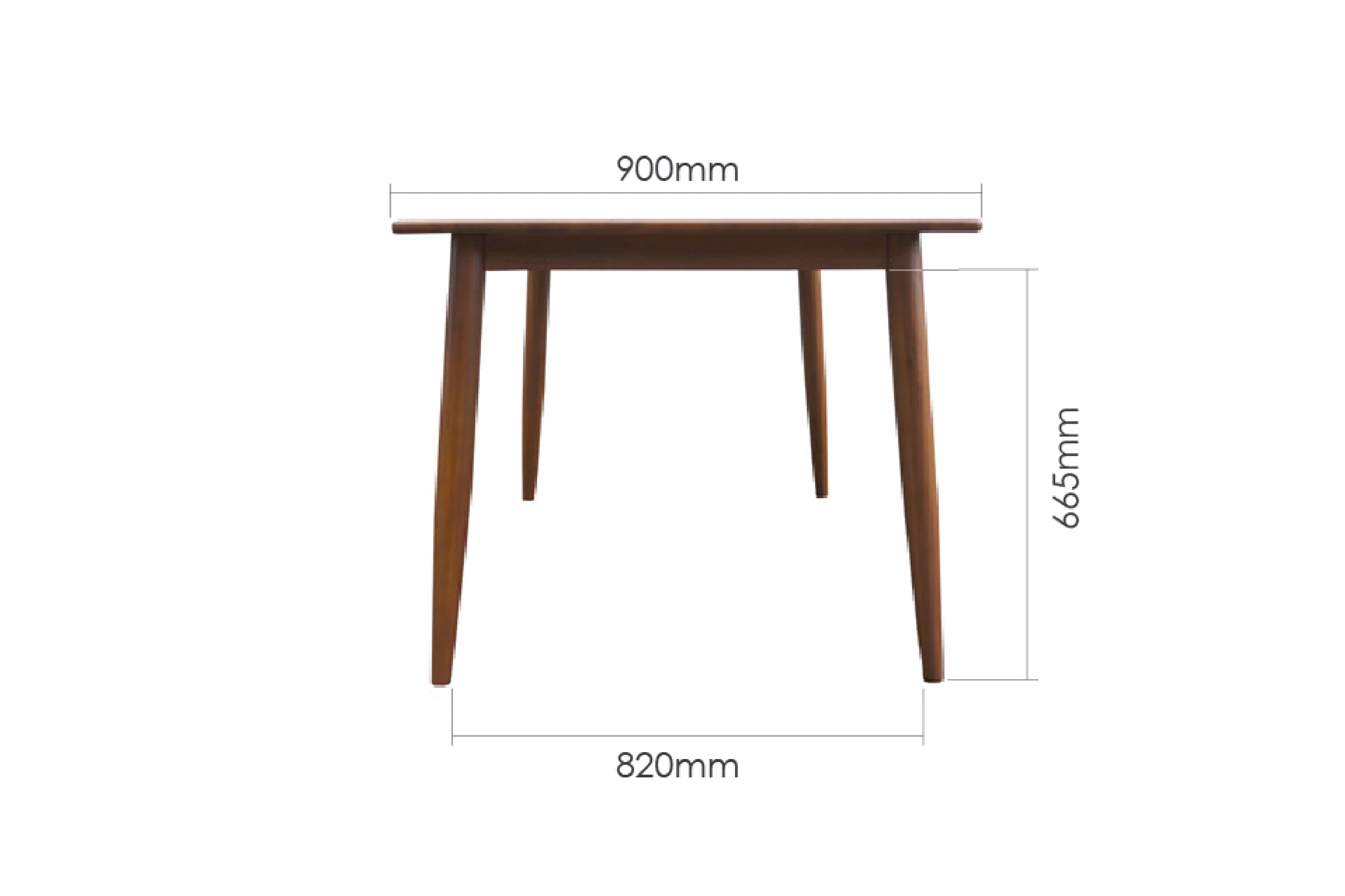 solid wood dining table in Singapore