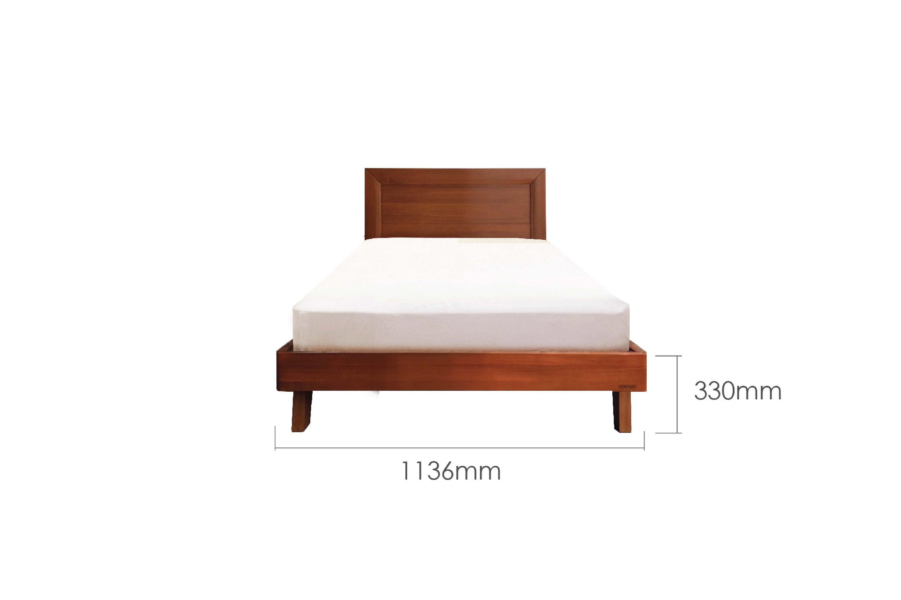 KLASS 3.5FT SUPER SINGLE BED FRAME Scanteak MY (1061994W)
