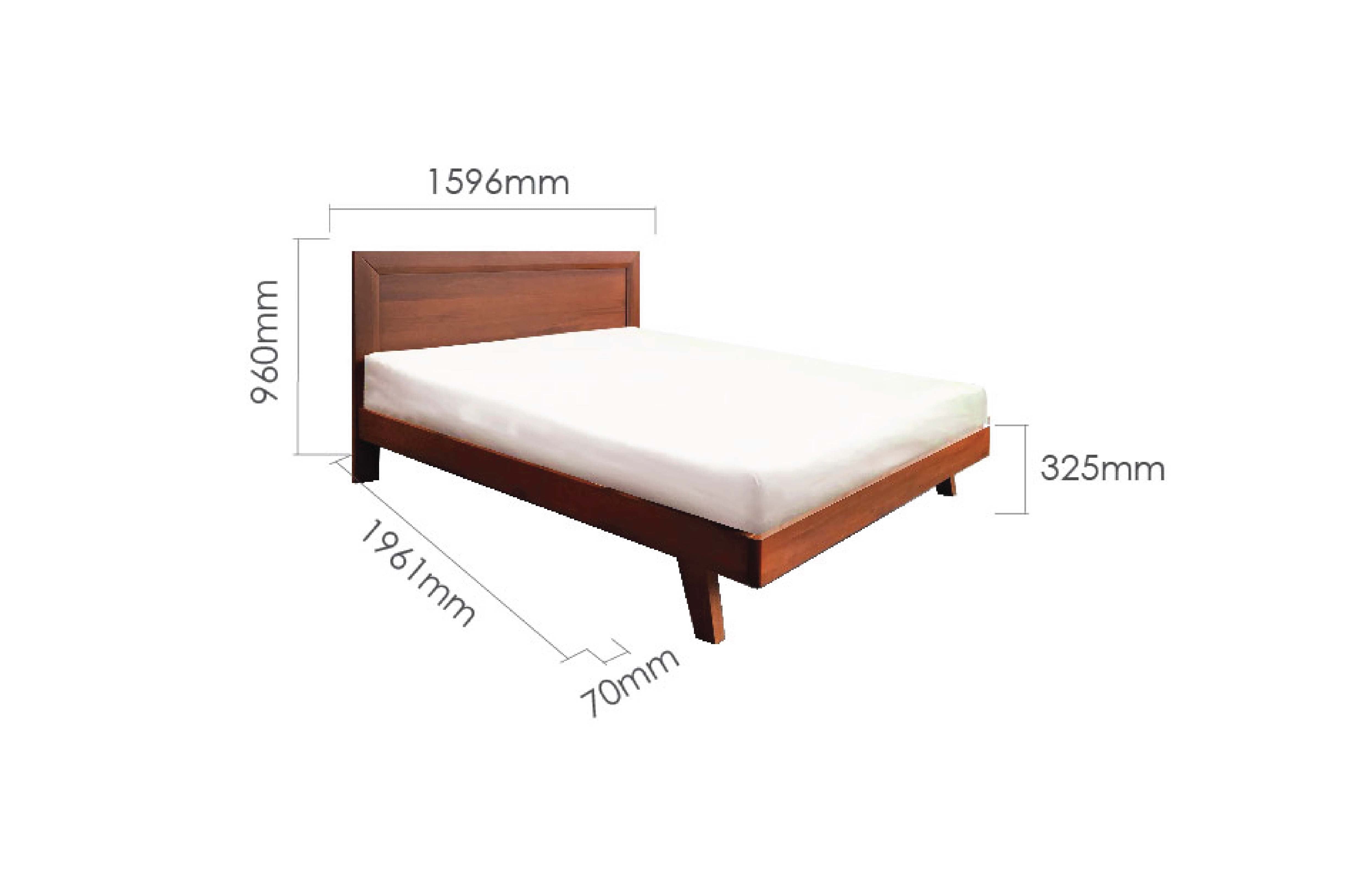 KLASS 5FT QUEEN BED FRAME