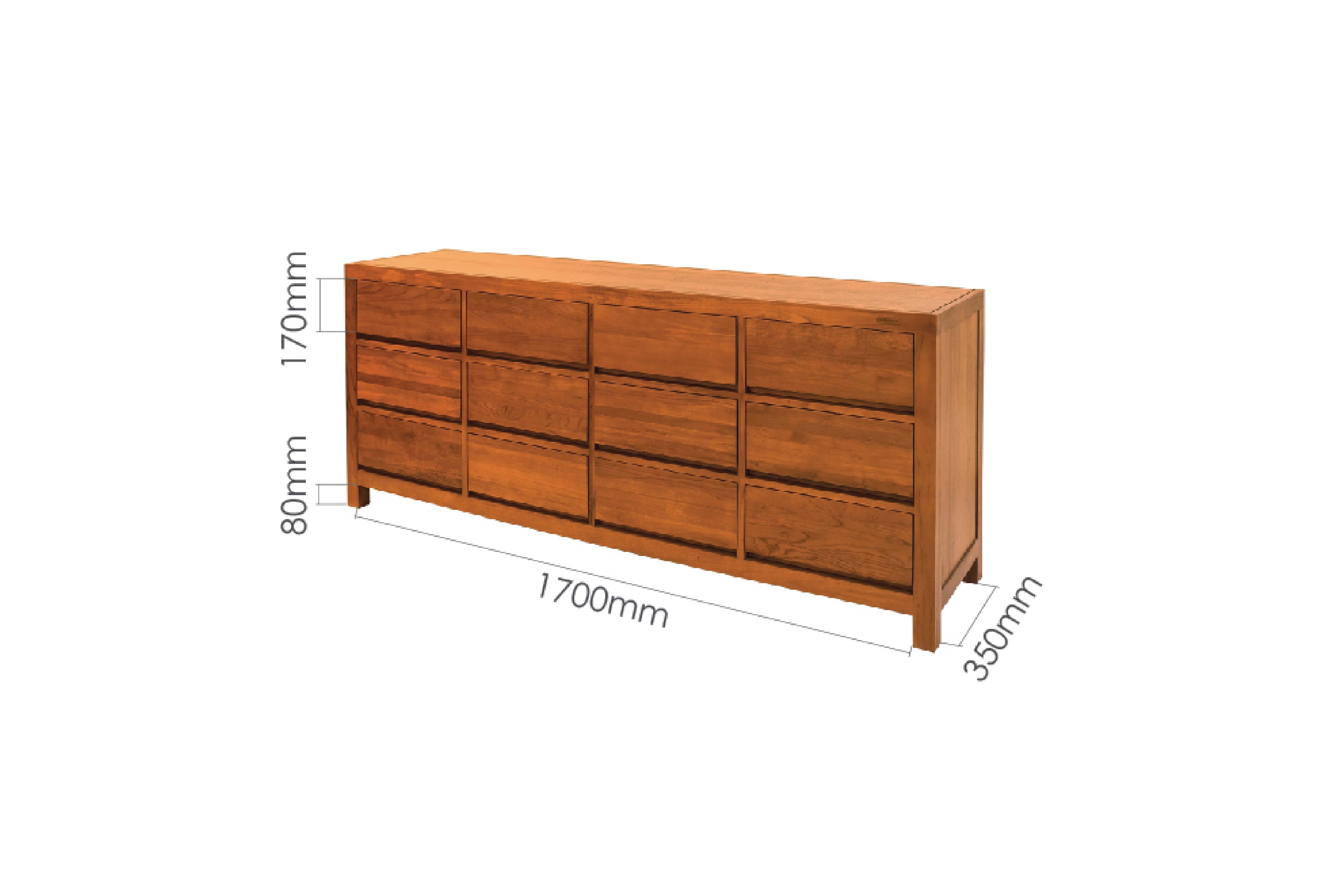 KLASS CHEST OF 12 DRAWERS