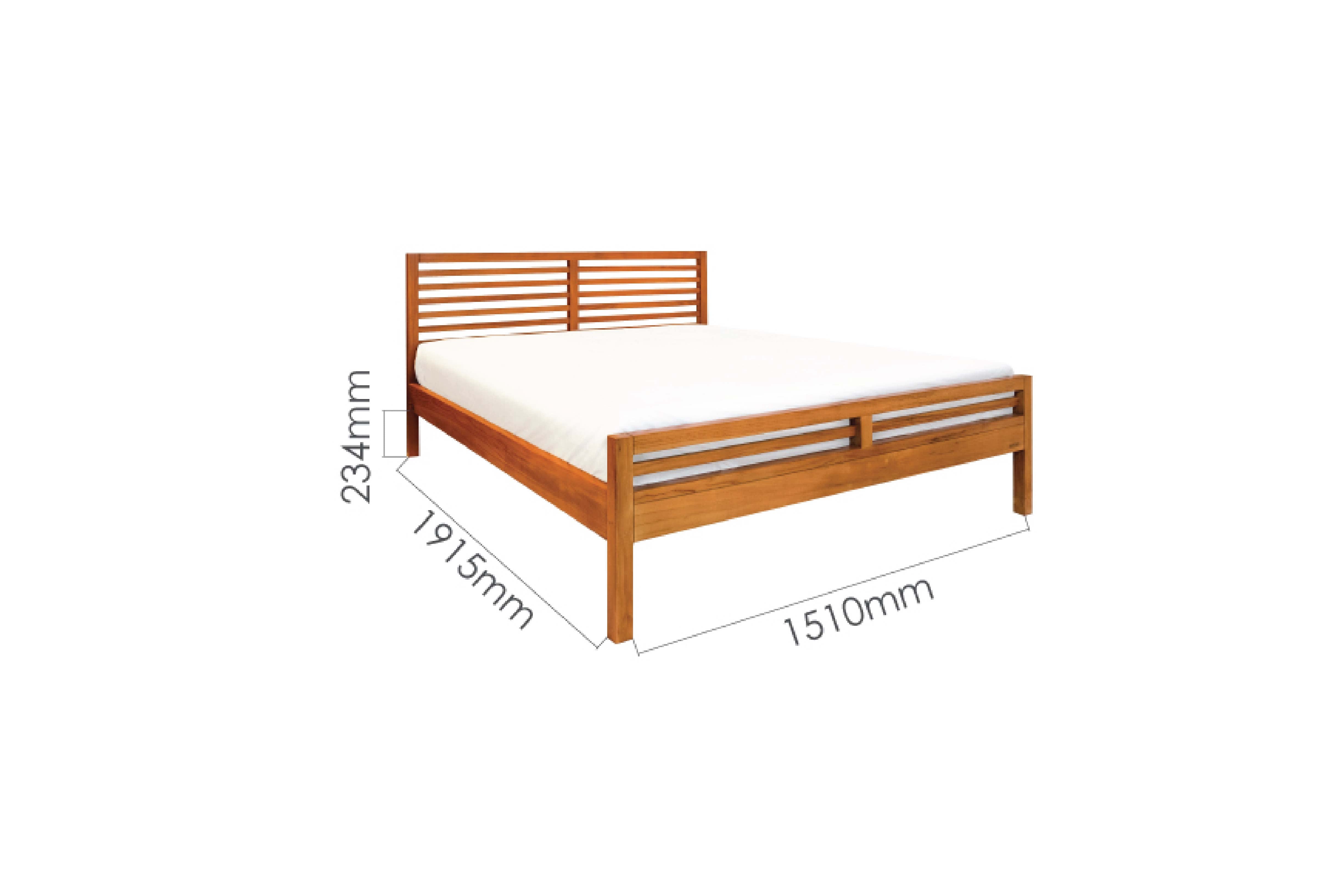 ENKEL 5FT QUEEN BED FRAME