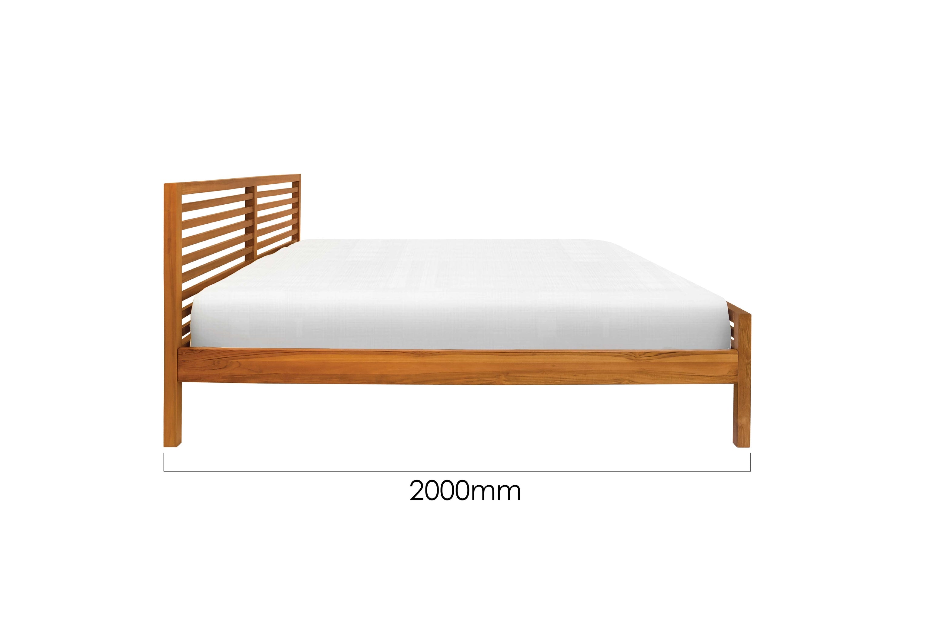 ENKEL 6FT KING BED FRAME Bedframe Bedroom Scanteak Malaysia