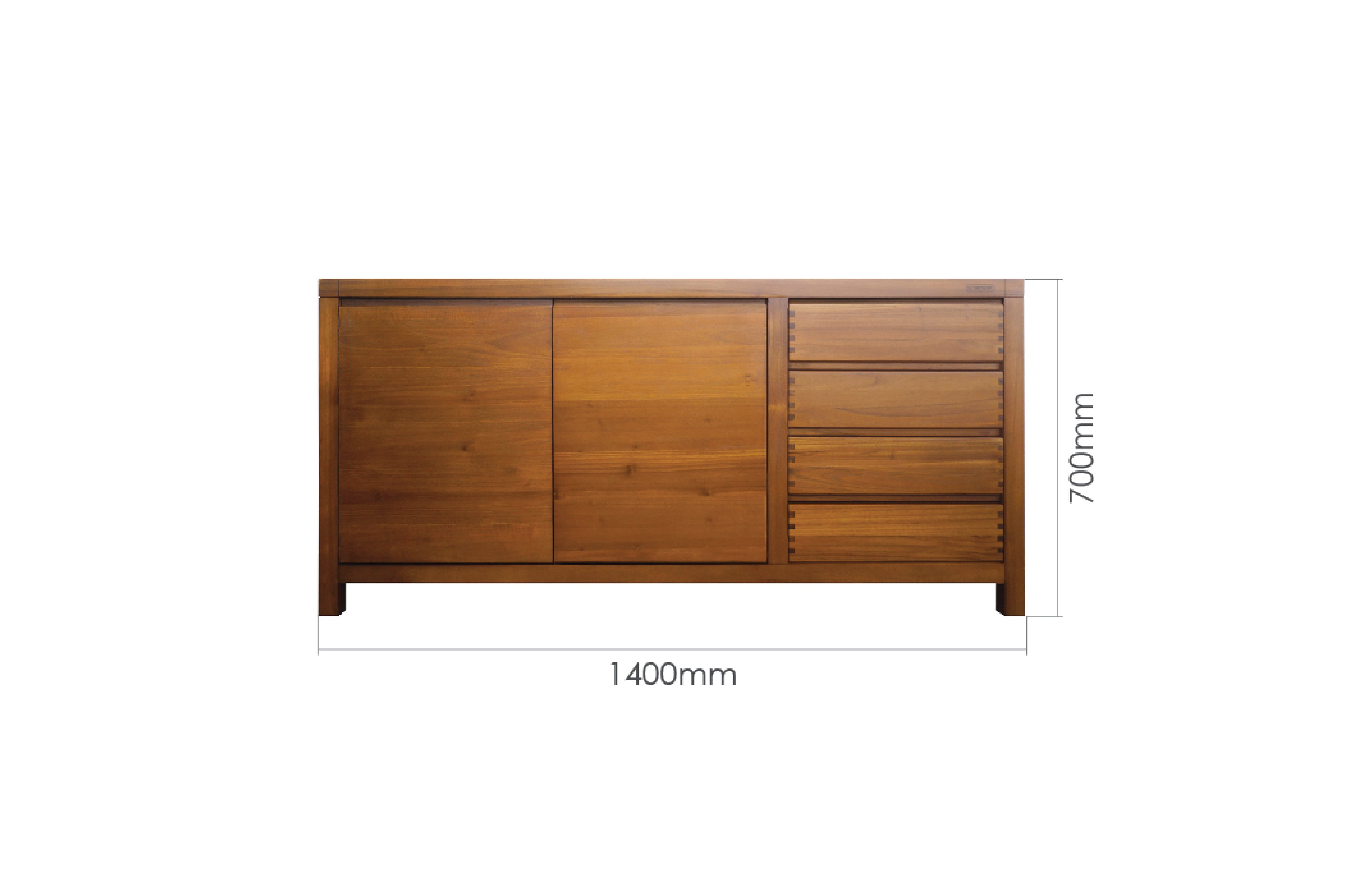 FISKE 140CM SIDEBOARD