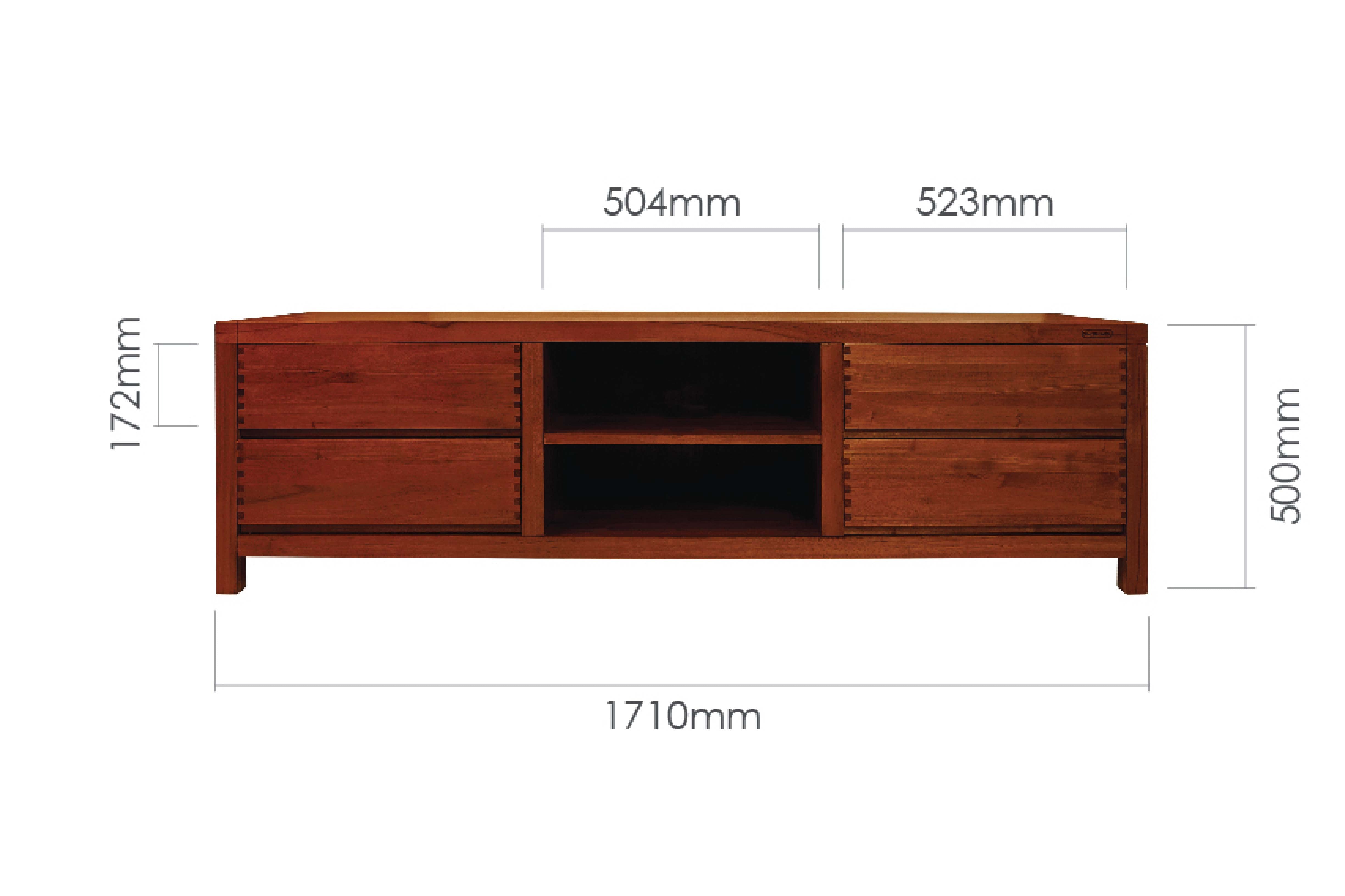 FISKE 170CM TV SIDEBOARD