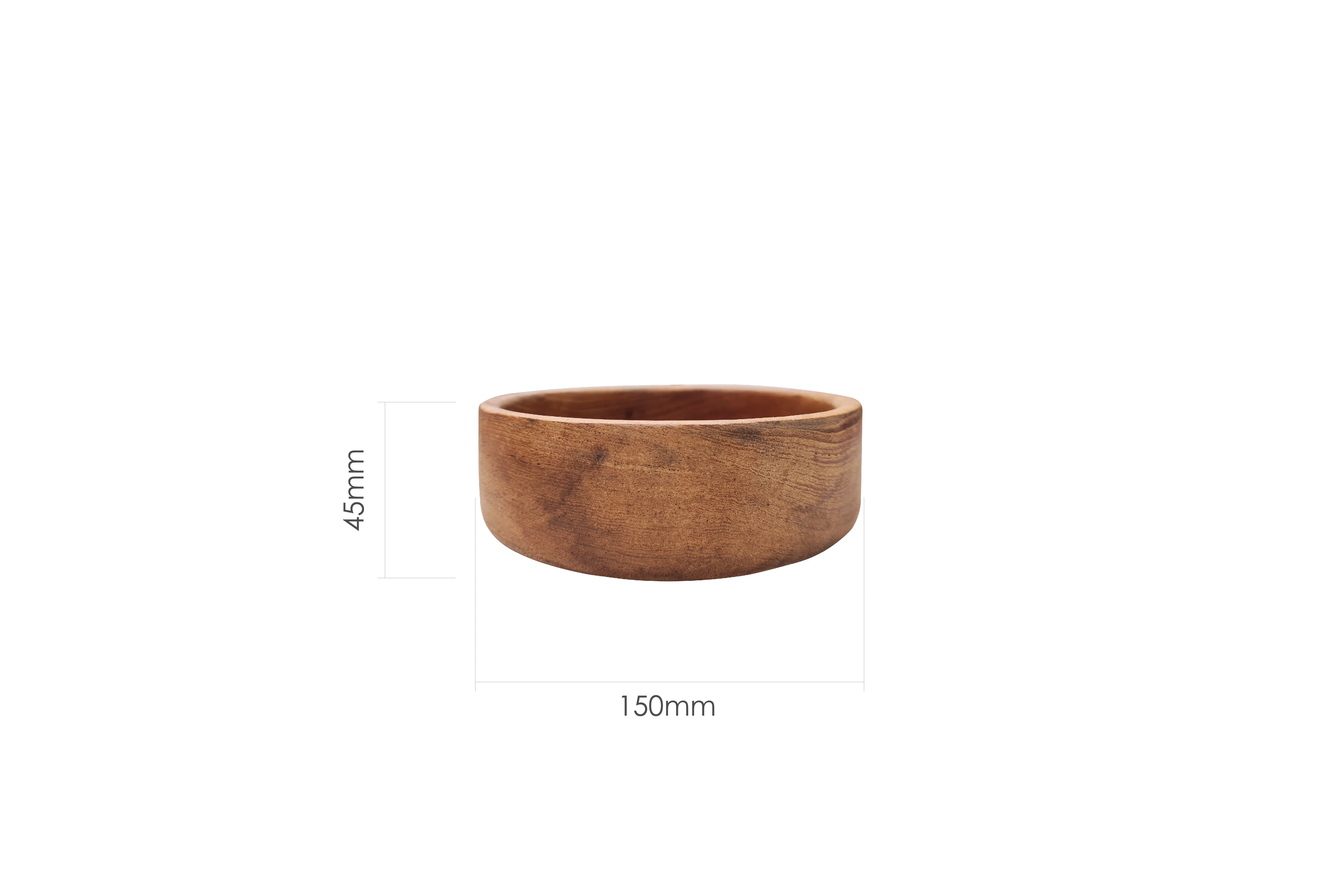 TEAK SERVING BOWL (15CM)