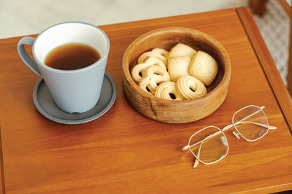 TEAK SERVING BOWL (15CM)