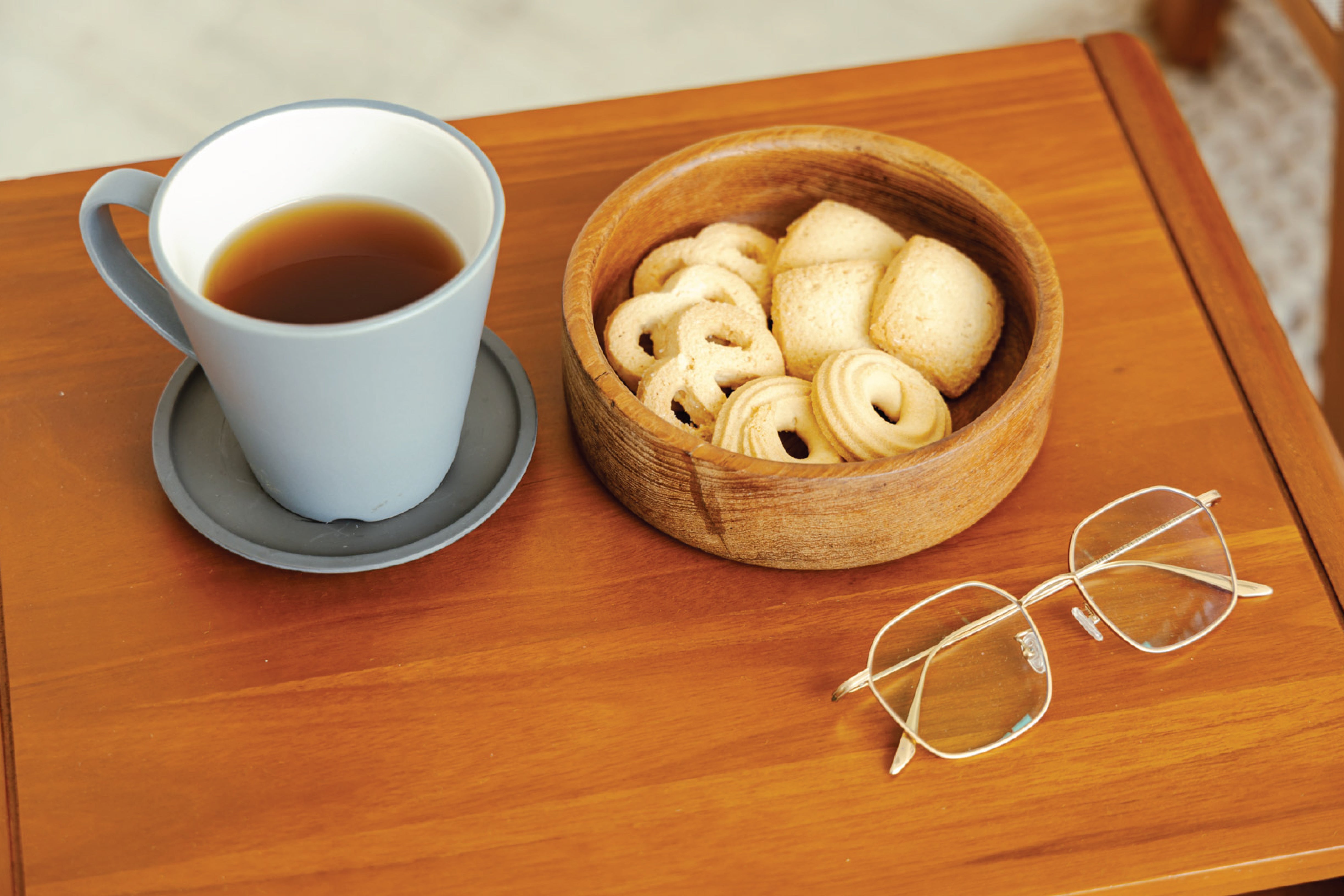 TEAK SERVING BOWL (15CM)