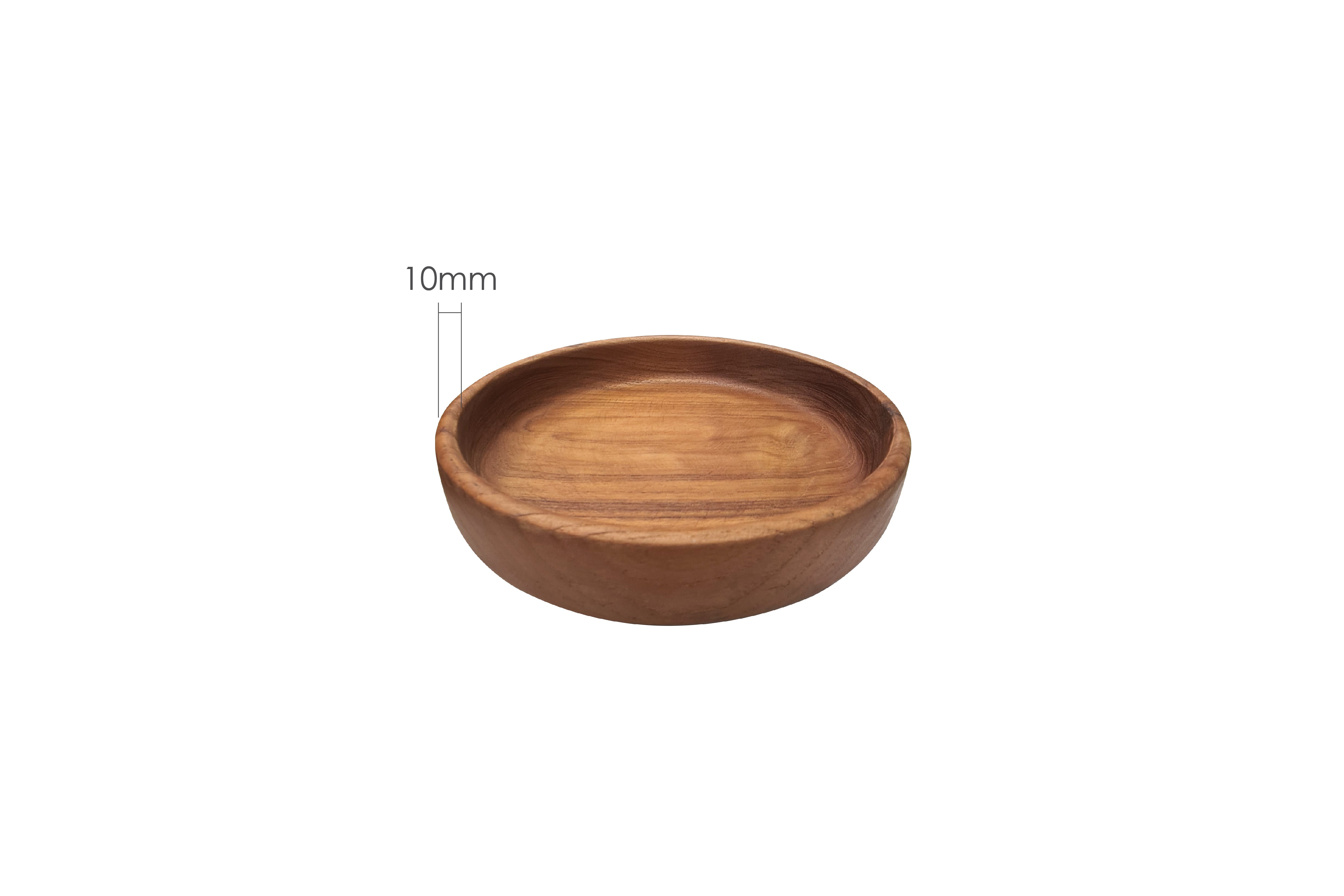 TEAK SERVING BOWL (25CM)