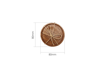 TEAK COASTER 6PCS SET