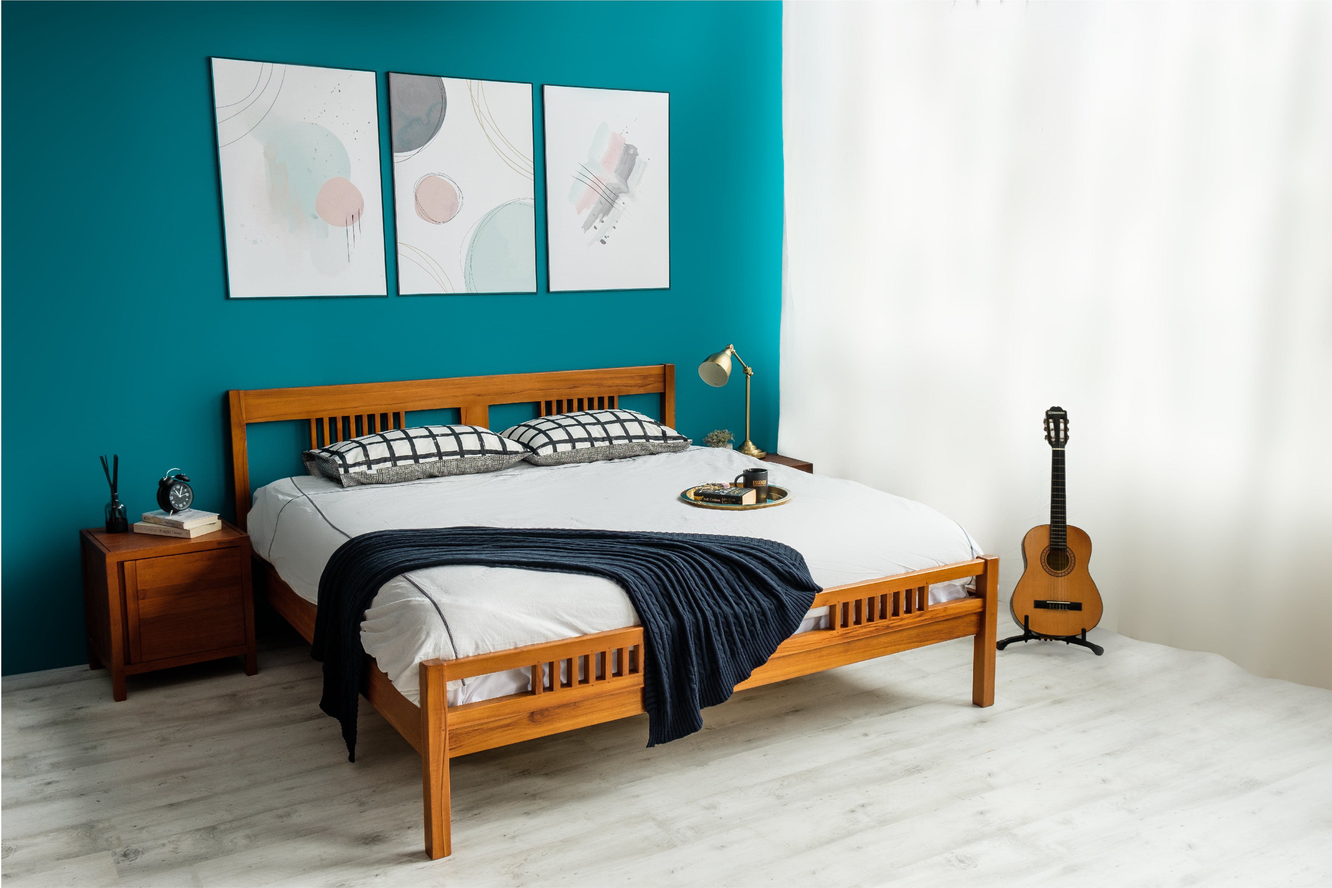 BRIS 5FT QUEEN BED FRAME